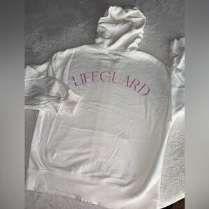White Lifeguard Women's Hoodie